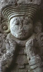 Stèle 1, Copan, période classique tardive, 667 après J.-C.